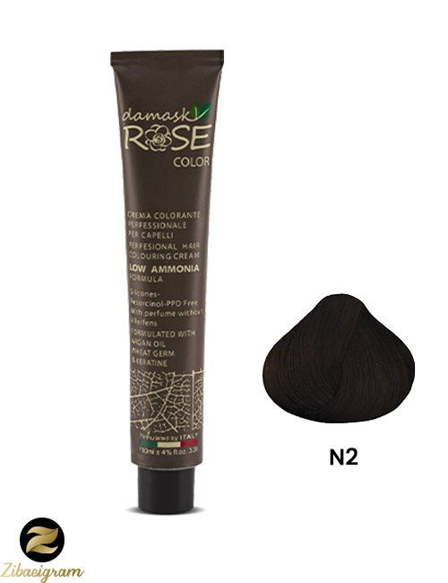 رنگ-مو-طبیعی-داماسک-رز-N2