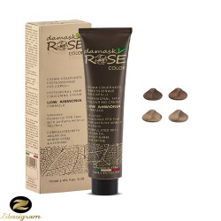 رنگ مو بژ داماسک رز